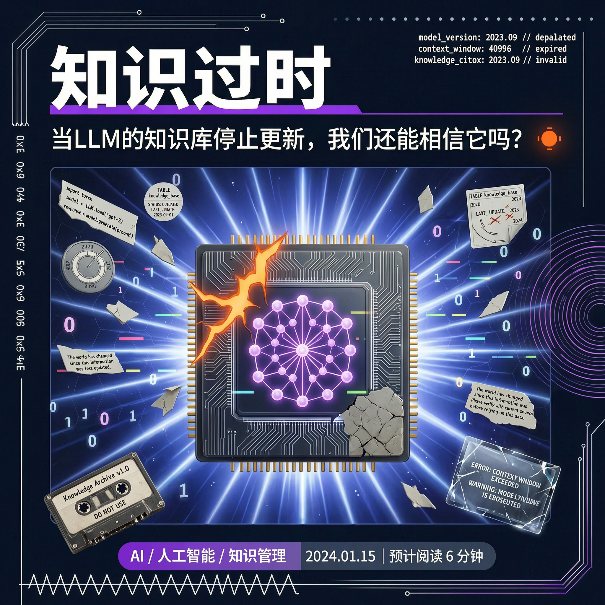 LLM的另一个硬伤：知识过时